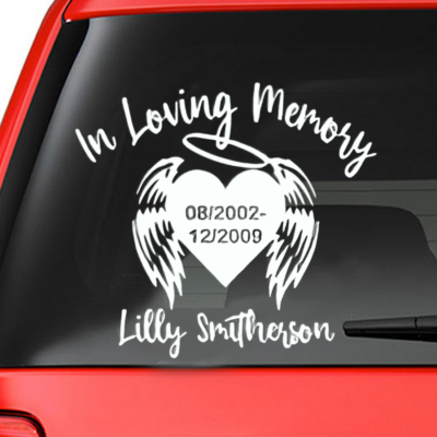 Custom Memory Sticker Alway In Out Heart CSM036