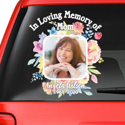 Custom Memory Sticker : In Loving Memory (Dad – Mom) 1806